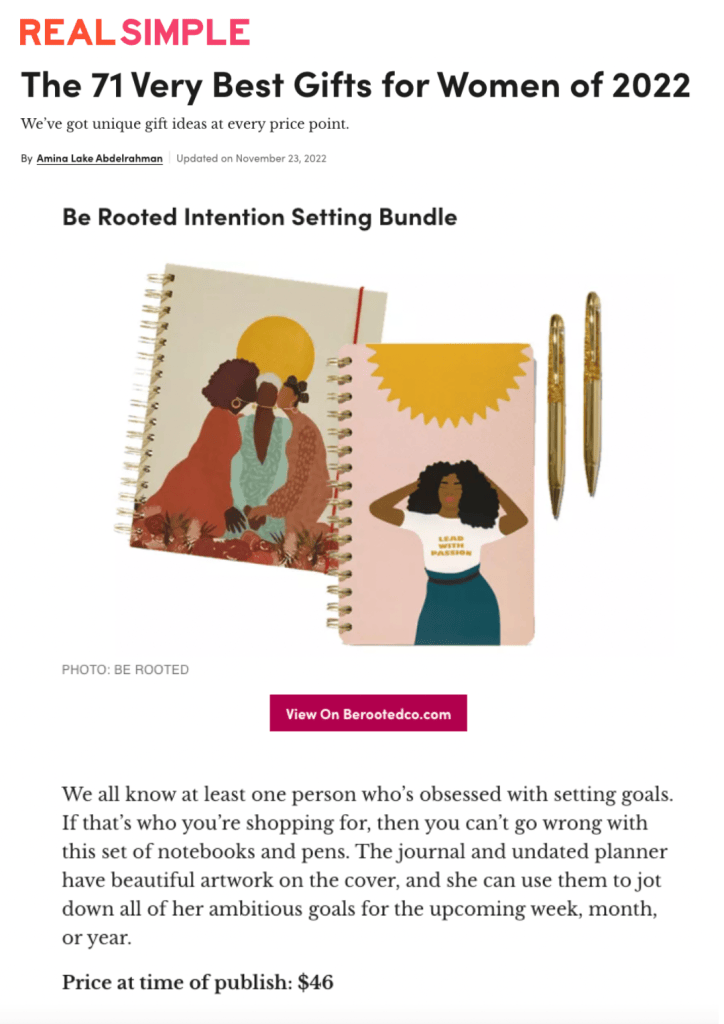Be Rooted Case Study - First and Last PR